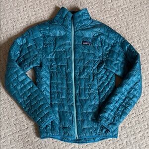 Patagonia Turquoise Quilted Jacket